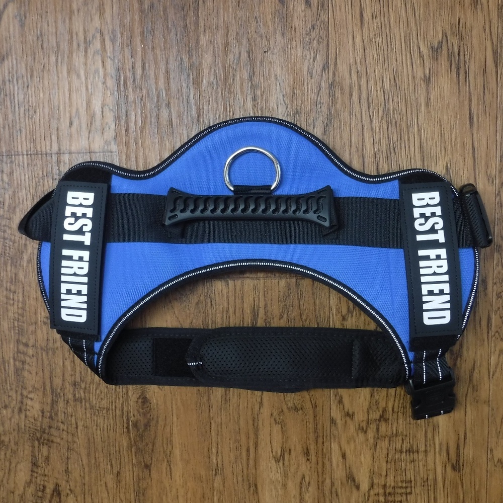 Best Friend Blue/Black Color Large Dogs Harness